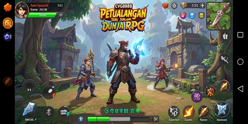 Tampilan gameplay seru dari CVG8888 dengan aksi RPG mendebarkan.