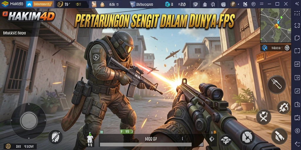 Tampilan aksi menegangkan dalam gameplay HAKIM4D yang penuh strategi.