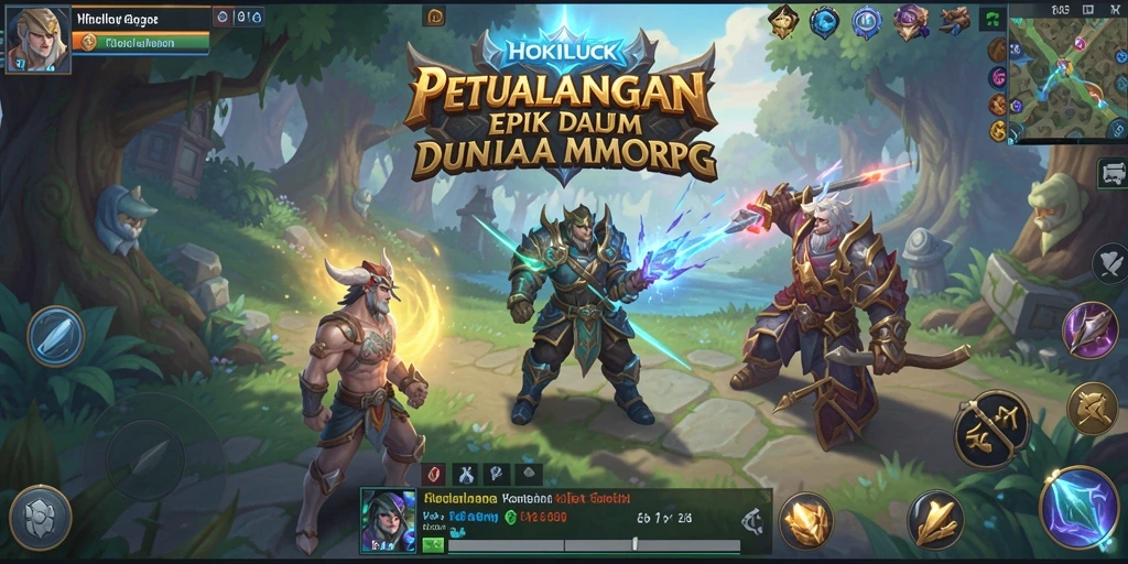 Tampilan gameplay HOKILUCK yang menakjubkan dan penuh aksi.