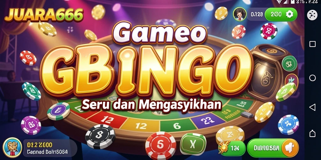 Tampilan gameplay seru dari JUARA666 dengan Bingo yang mengasyikkan.