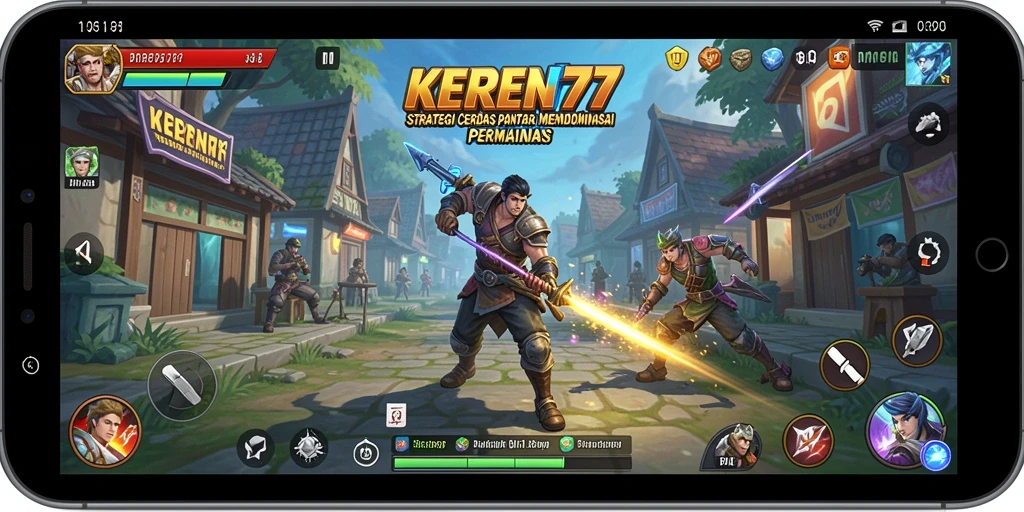 Tampilan gameplay KEREN77 yang menegangkan dan strategis.