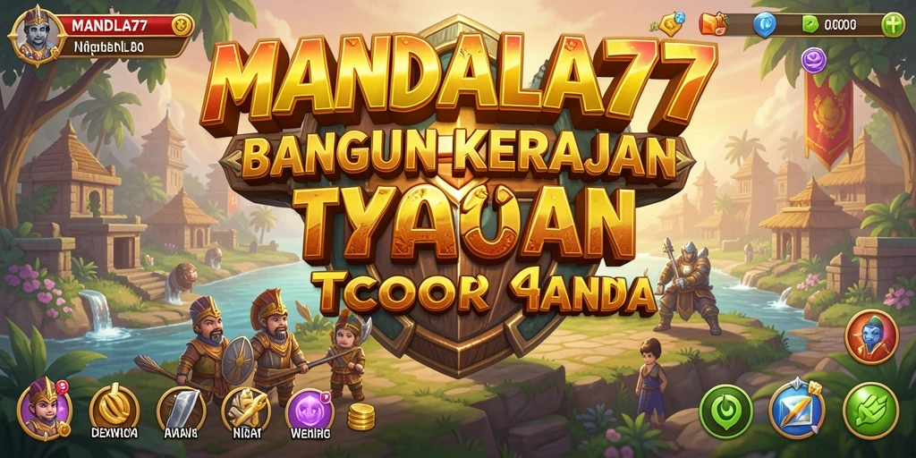 Screenshot gameplay MANDALA77 menunjukkan strategi bisnis yang mendebarkan.