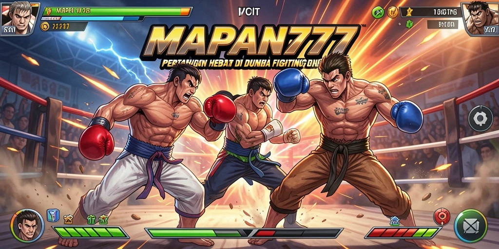 Gameplay seru dalam pertarungan antara karakter di MAPAN777.