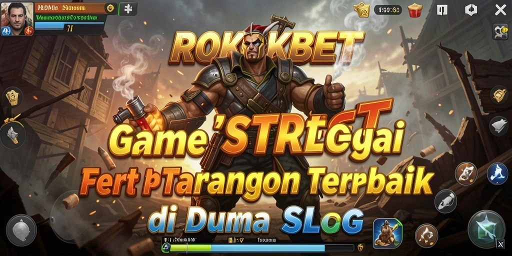 Tampilan gameplay seru di ROKOKBET dengan pertarungan strategis.