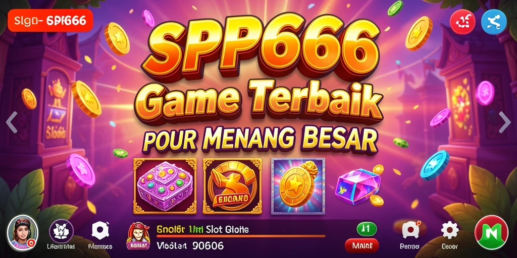 Tampilan gameplay menarik dari SP666 dengan berbagai slot yang berbeda.